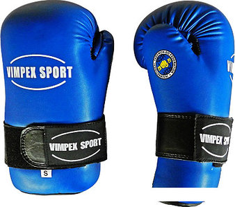 Перчатки для единоборств Vimpex Sport 1552-2-ITF S (синий)