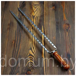 Вилка-шампур с деревянной ручкой 40 см ВШ
