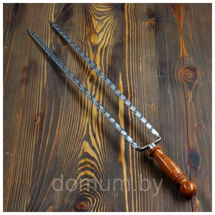 Вилка-шампур с деревянной ручкой 40 см ВШ - фото 1 - id-p179033671