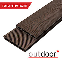 Террасная доска ДПК Outdoor 3D 150*20*3000 мм. HAVANA/вельвет мореный дуб