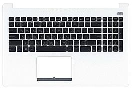 Верхняя часть корпуса (Palmrest) Asus VivoBook X502 с клавиатурой, белый