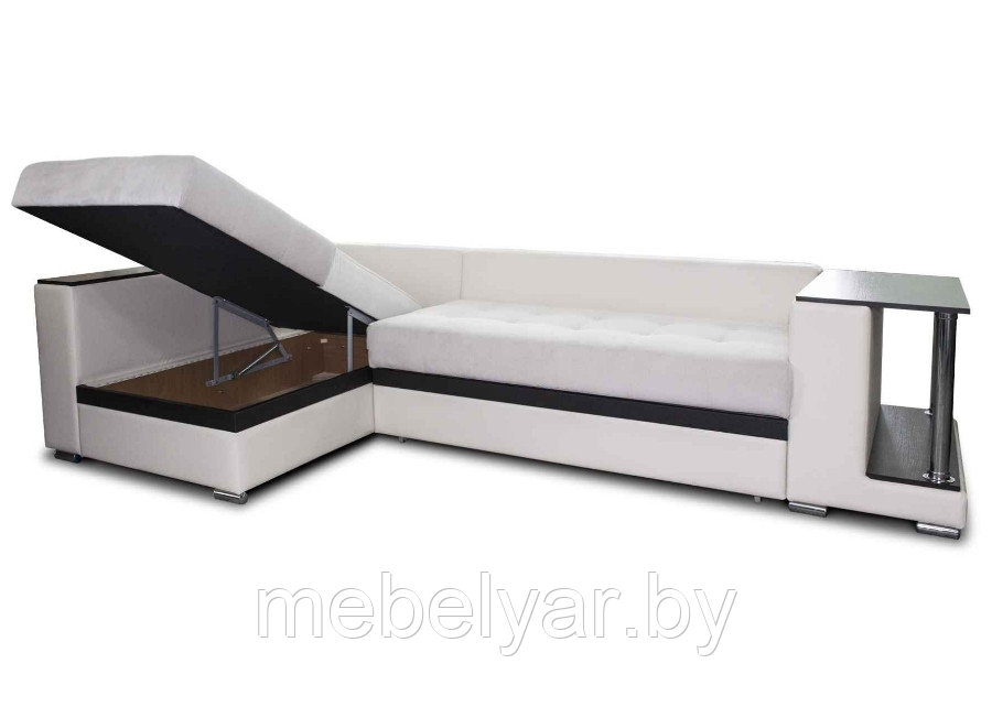Угловой диван раскладной Виктория Люкс (ПБ, серый) ZMF - фото 2 - id-p163967261