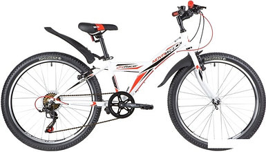 Велосипед Novatrack Racer 24 р.12 2020 (белый)