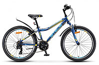 Велосипед Stels Navigator 410 V 24''  (черный/синий), фото 1
