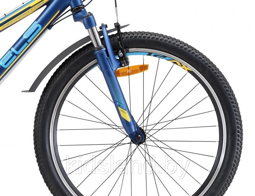 Велосипед Stels Navigator 410 V 24'' (черный/желтый) - фото 6 - id-p179049142