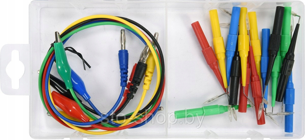 Комплект проводов и контактных наконечников для мультиметра (20предметов) Yato YT-73079 - фото 1 - id-p179050119
