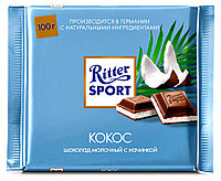 Шоколад RITTER SPORT Кокос молочный, 100г.