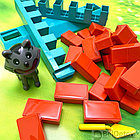 Легендарная логическая настольная игра Кошка на стене (шпателем выдвигать кирпичики и не уронить кошку), фото 5
