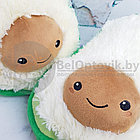 Гламурная мягкая игрушка - подушка Авокадо MAXI, 40 см Светлая косточка, фото 6