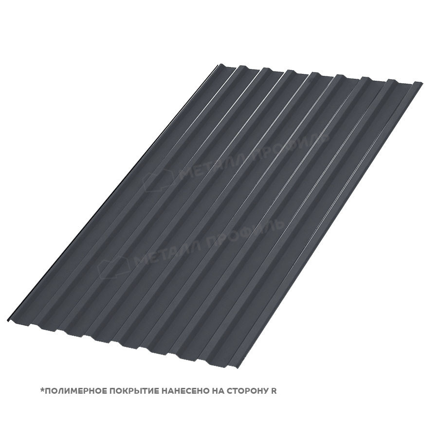 Металл Профиль Профилированный лист МП-20x1100-R (PURMAN-20-7024-0,5)