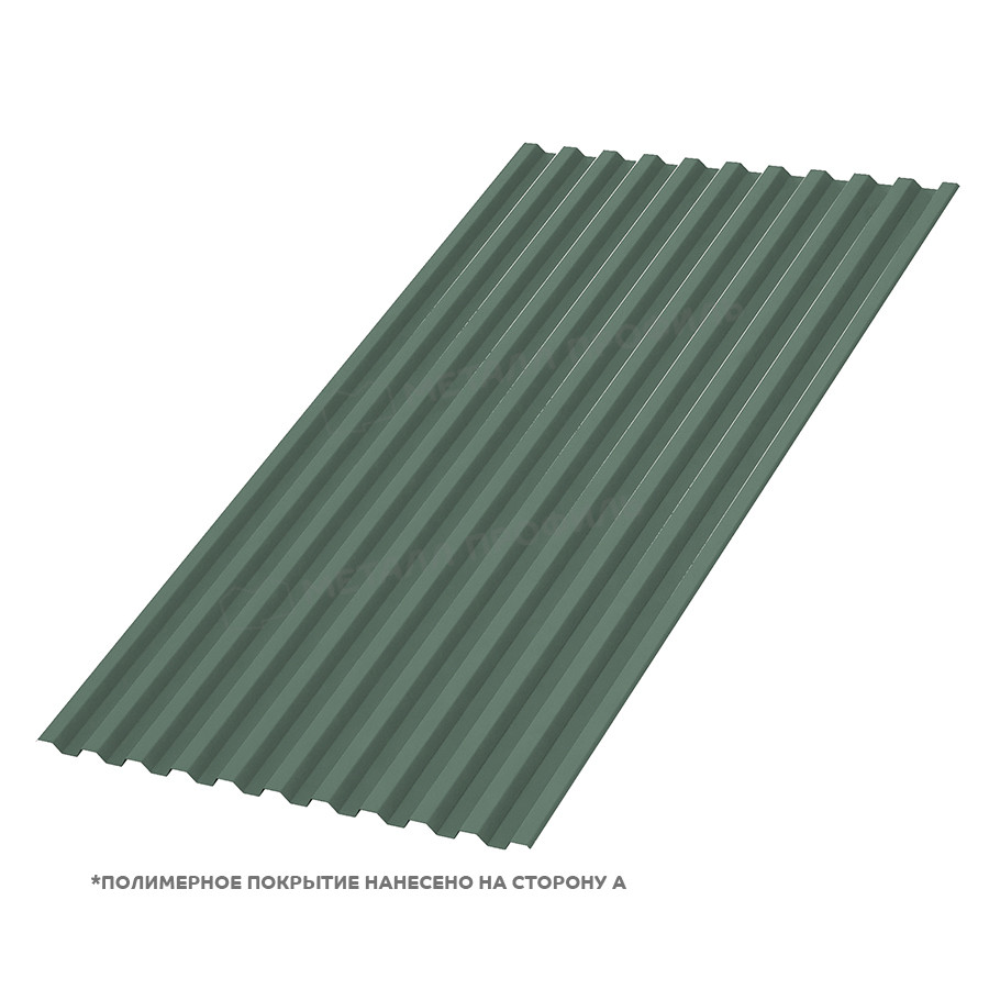 Металл Профиль Профилированный лист С-21x1000-A (PURMAN-20-Tourmalin-0,5)