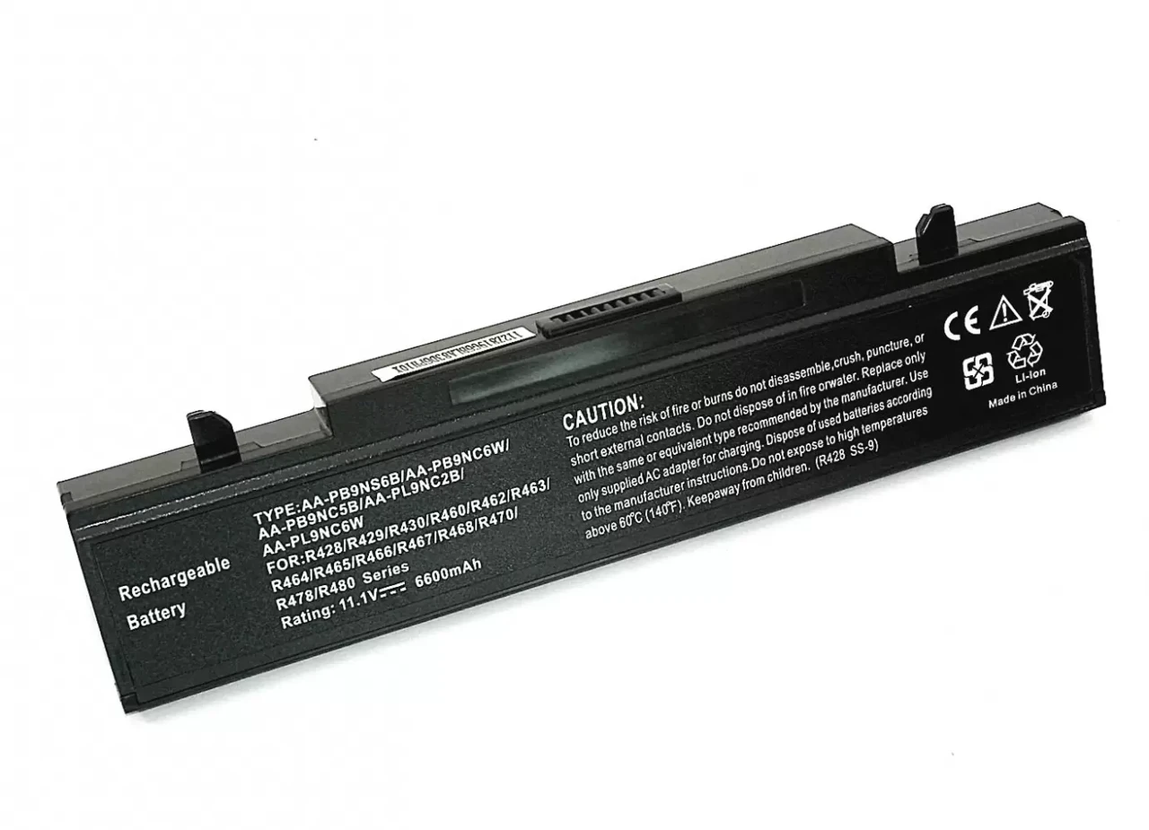 Аккумулятор (батарея) для ноутбука Samsung R420 R510 R580 R530 (AA-PB9NC6B) 6600мАч OEM черная