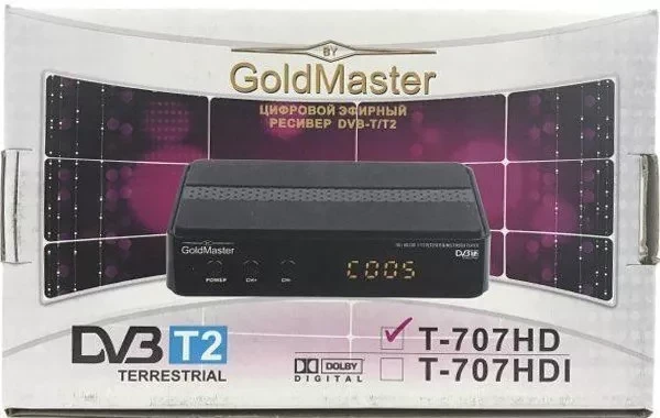 Приемник цифрового ТВ GOLDMASTER 707HD - фото 1 - id-p125565070