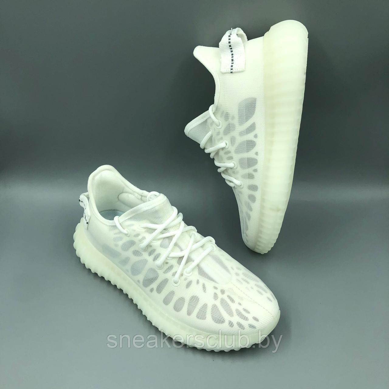Кроссовки женские сетка Strobbs белые/ весенние/ летние yeezy 350