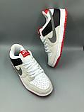 Кроссовки мужские Nike SB / демисезонные / повседневные серо-черно-красные, фото 2