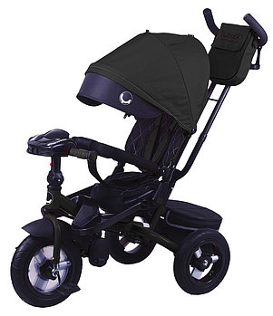Велосипед детский Детский трехколесный велосипед Bubago Triton черный(bluetooth)