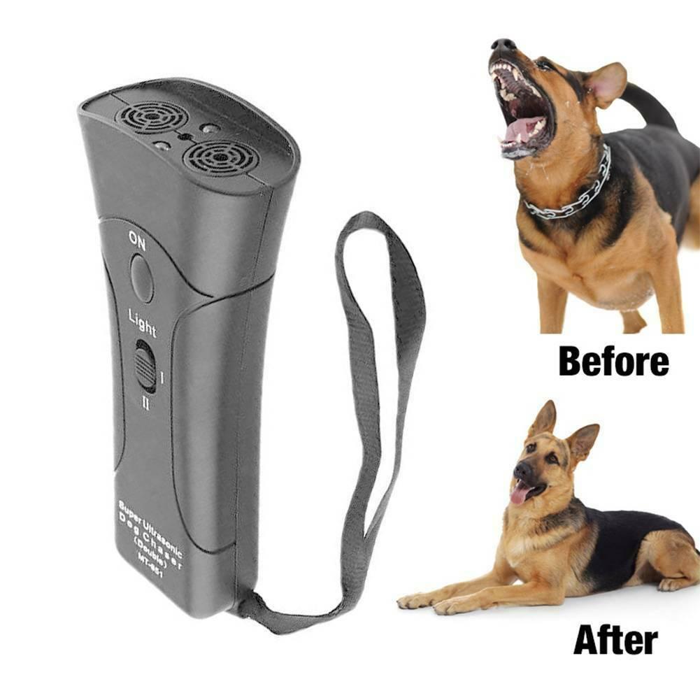 Ультразвуковой отпугиватель собак Ultrasonic Dog Chaser+Dog Trainner (кликер для отпугивания собак и их дресси - фото 3 - id-p179114775