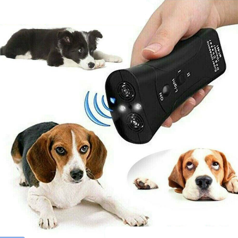 Ультразвуковой отпугиватель собак Ultrasonic Dog Chaser+Dog Trainner (кликер для отпугивания собак и их дресси