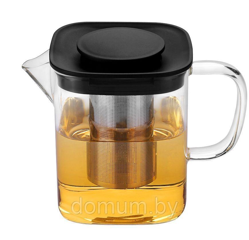 Жаропрочный стеклянный заварочный чайник 0.6 л. - KELLI KL-3218 - фото 1 - id-p179114836