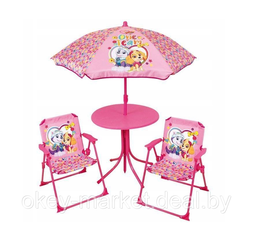 Детский игровой столик с зонтом Disney Щенячий Патруль, фото 2