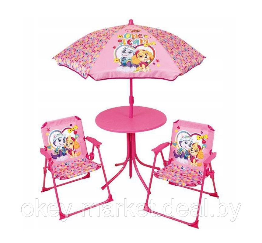 Детский игровой столик с зонтом Disney Щенячий Патруль, фото 2