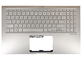 Верхняя часть корпуса (Palmrest) ASUS UX553 с клавиатурой, с подсветкой, серебристый, RU