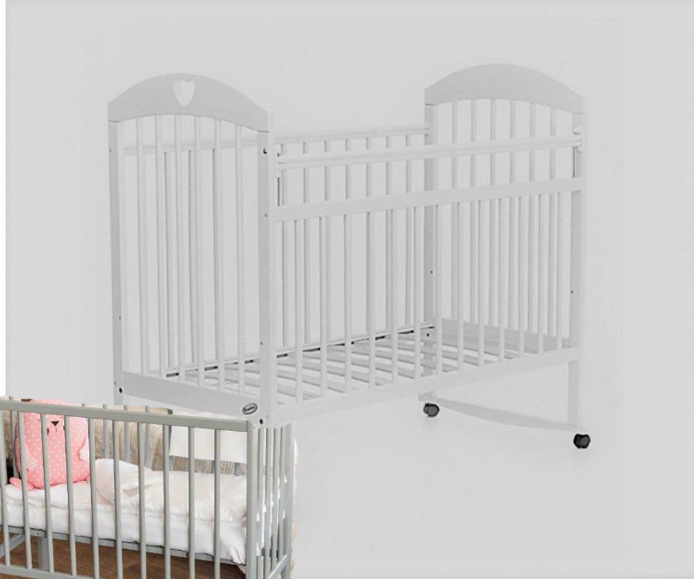 Кроватка Bambini Classic арт. 09 (серый) колесо-качалка (Бамбини Классик) - фото 2 - id-p179114948