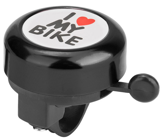 Звонок Stels "I love my bike" чёрный
