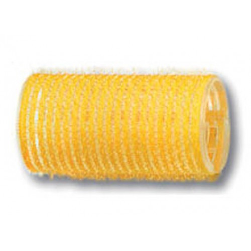 Бигуди-липучки PROFI line R-VTR-5, желтые, d32мм., 12шт. - фото 1 - id-p179123565