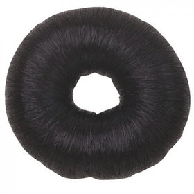 Валик PROFI line для причесок, круглый, черный, из искусственного волоса