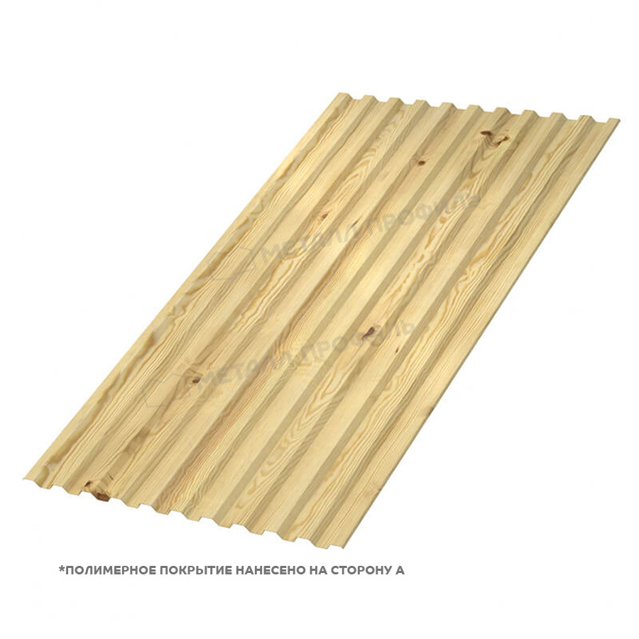 Металл Профиль Профилированный лист С-21x1000-B (ECOSTEEL_T-01-Сосна-0,5)