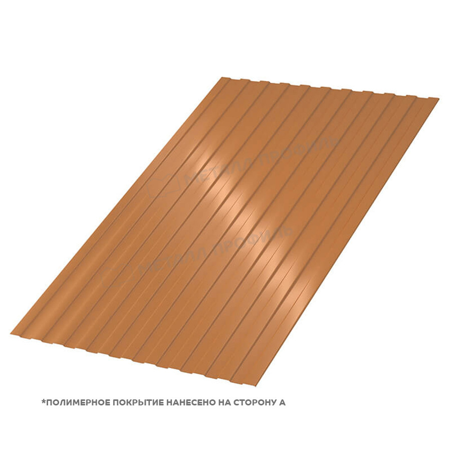 Металл Профиль Профилированный лист С-8x1150-B (AGNETA_Д-03-Copper-0,5) - фото 1 - id-p171015969