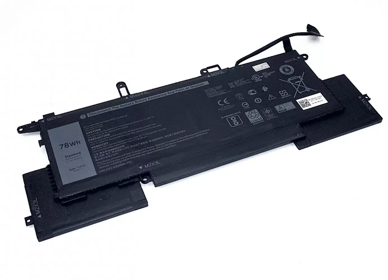 Аккумулятор (батарея) для ноутбука Dell Latitude 7400 (7146W), 11.4В, 6500мАч
