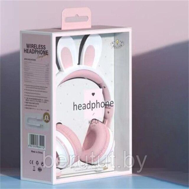 Беспроводные детские наушники с ушками headphone ke-01 - фото 4 - id-p179148613