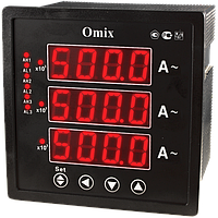 Omix P99-AX-3-0.5-K Амперметр трехфазный щитовой с релейным выходом