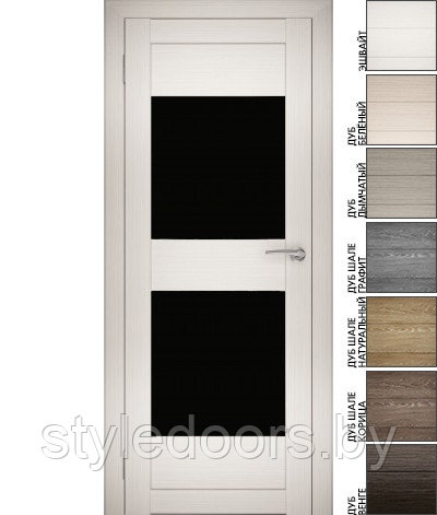 Амати 15 стекло Черное (Лакобель)