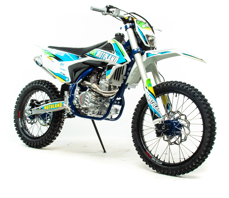 Мотоцикл Кросс Motoland X3 300W LUX (174MN-3) (2022 г.) Зеленый - фото 6 - id-p179178341