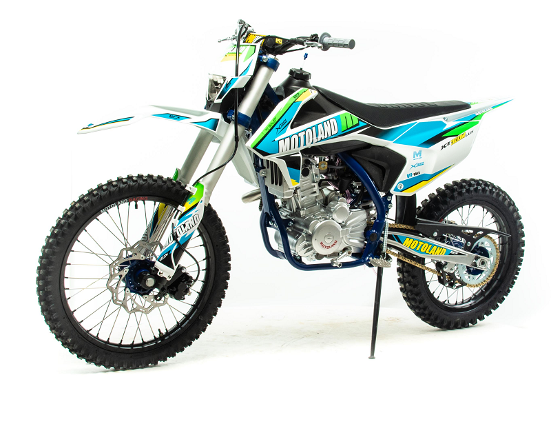 Мотоцикл Кросс Motoland X3 300W LUX (174MN-3) (2022 г.) Зеленый - фото 8 - id-p179178341