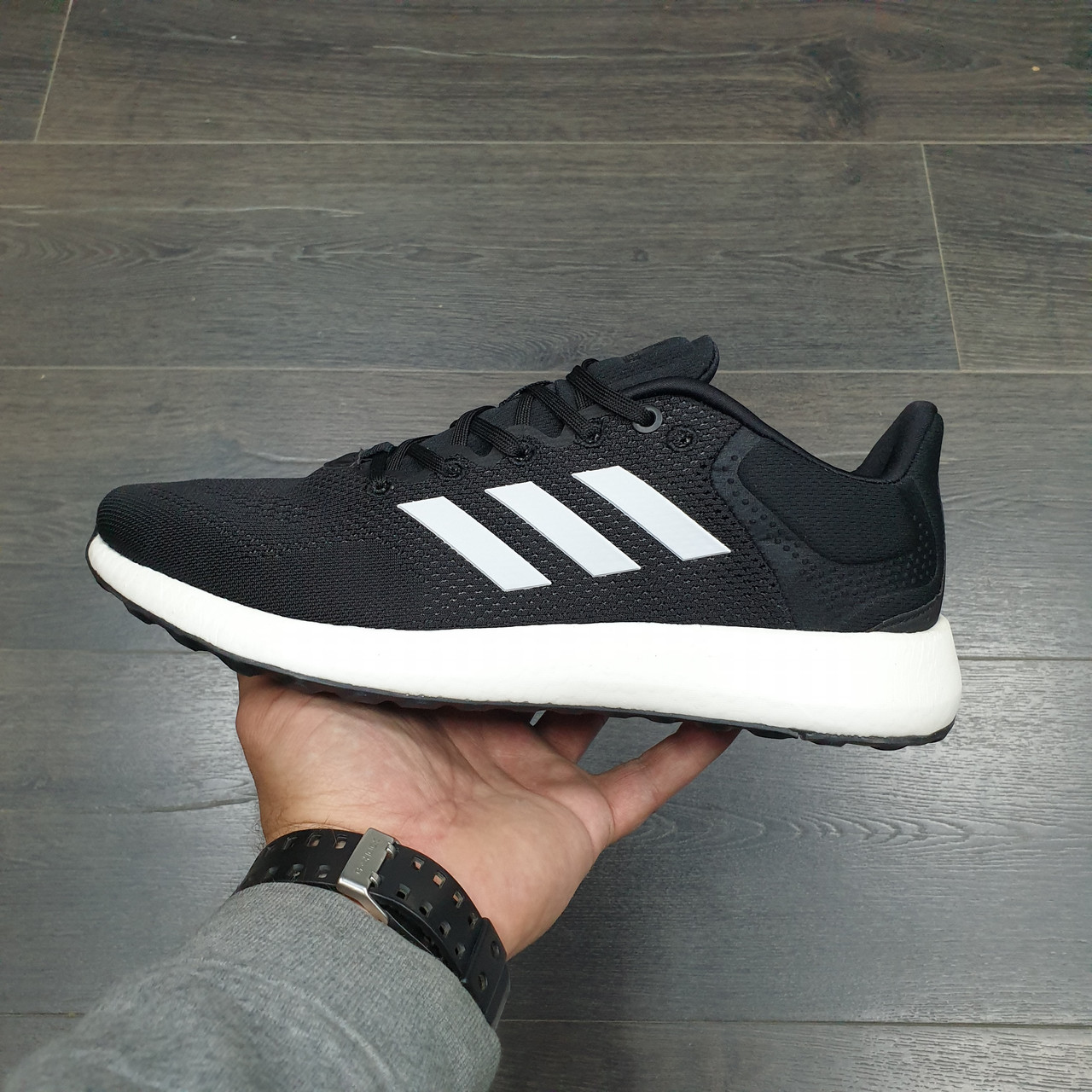 Кроссовки Adidas Pure Boost Black White
