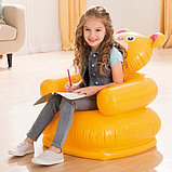 Кресло надувное детское Intex 68556NP Мишка, фото 2