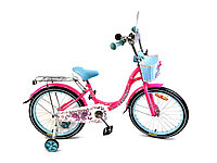 Детский двухколесный велосипед Favorit Butterfly 20" (6-9 лет) розово-бирюзовый