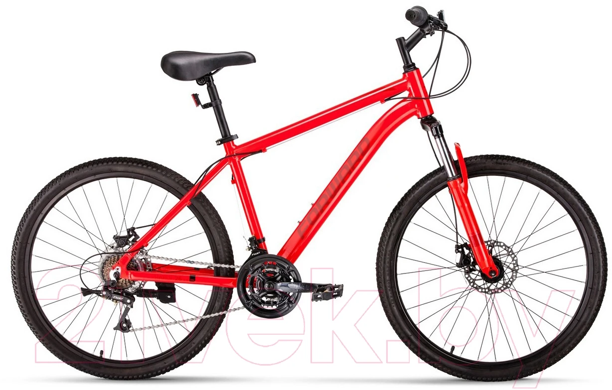 Велосипед Forward Hardi 26 2.0 disc 2021 (красный)