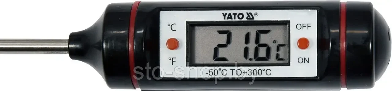 Термометр цифровой с датчиком для измерения температуры в системах кондиционирования Yato YT-72971 - фото 3 - id-p179184293