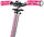 Самокат TECH TEAM  JOGGER 210 чёрный/розовый, фото 4