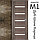 Межкомнатная дверь "АМАТИ" М1 (Цвета - Эшвайт; Беленый дуб; Дымчатый дуб; Дуб шале-графит; Дуб венге и тд.), фото 9
