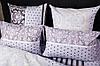 Постельное белье «Ночь Нежна» Мадрид серый Поплин 5823-2 (Евро 70х70) Премиум, фото 3
