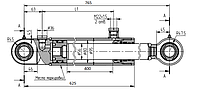 Гидроцилиндр рулевого управления ЦГ-80.56.400.765
