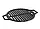 Решётка для гриля чугунная d 43 см с ручками, фото 2