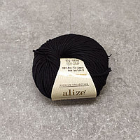 Пряжа Alize Merino Royal, Ализе Мерино Роял, турецкая, 100% шерстяная, для ручного вязания, моток 50г, 100м. (цвет 60)