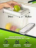 Кухонный держатель мешков для мусора / держатель для мусорного пакета на дверцу, фото 3